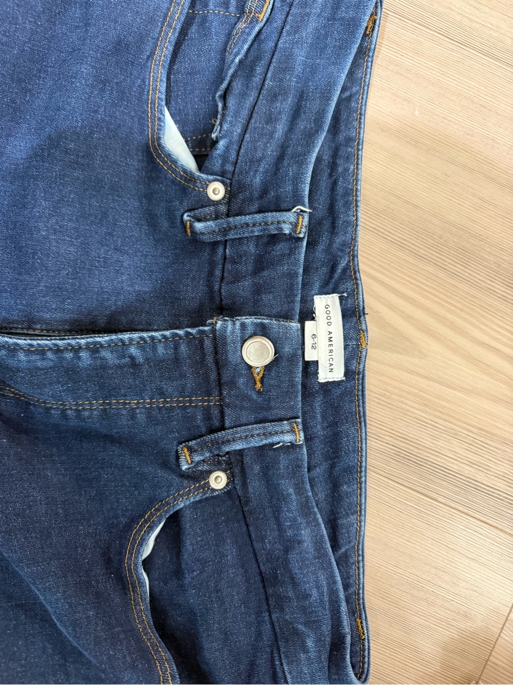 Good American Blue High-Rise Skinny Jeans - Picture 3 of 4